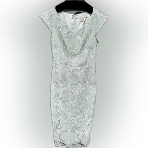 Elegant White Lace Dress TED BAKER
